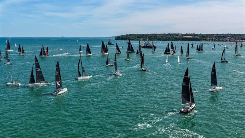 A Solent panorama on Day 1 at North Sails Cowes Week - photo © Cowes Week / Martin Allen