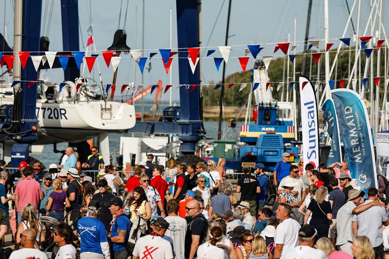 Cowes Yacht Haven throngs with sailors and visitors - North Sails Cowes Week Day 2 - photo © Paul Wyeth / www.pwpictures.com