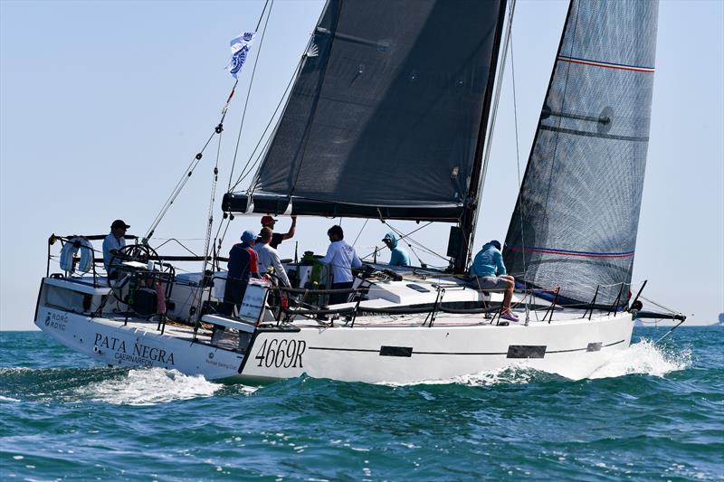 Sam and Andrew Hall's Lombard 46 Pata Negra - 2026 RORC Round Britain and Ireland Race, Day 2 - photo © Rick Tomlinson / RORC