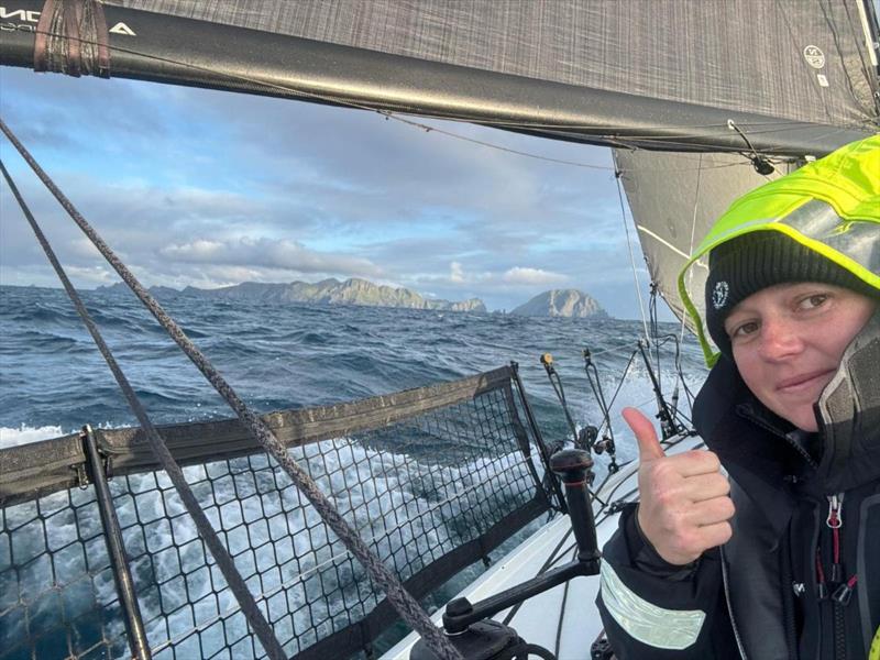 Maggie Adamson on Gavin Howe's Sun Fast 3600 Tigris - rounding the Hebrides - photo © Tigris