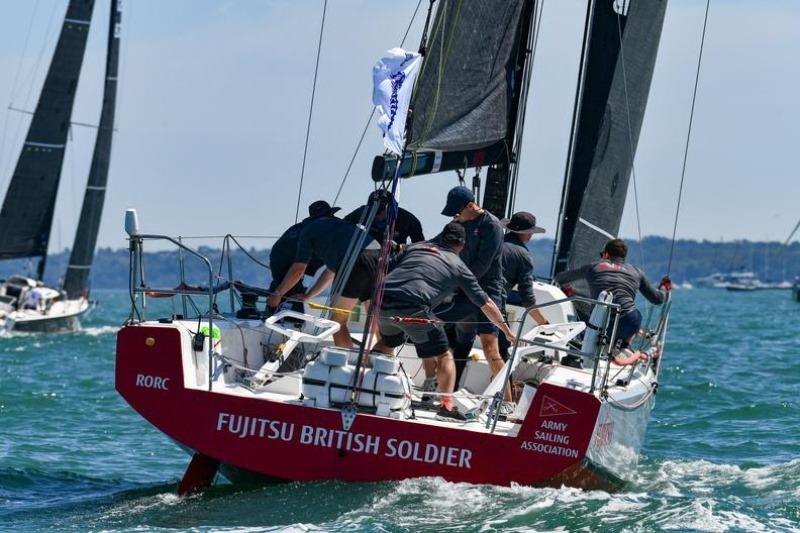 Fujitsu British Soldier at the start of the RORC Round Britain and Ireland Race in Cowes (Start 9 August 2026) - photo © Rick Tomlinson / RORC