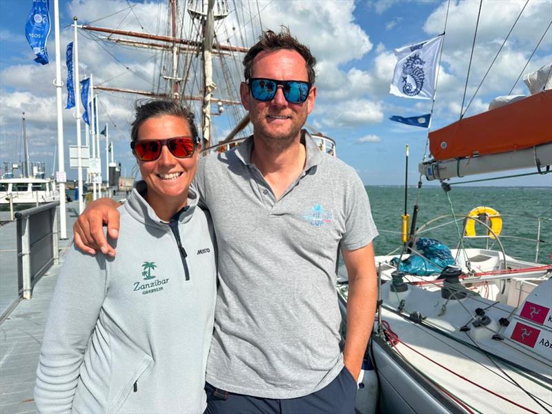 Inka Luhrs and Richard Bretherton raced on their Sun Fast 3200 Zanzibar and are now off cruising! - photo © RORC