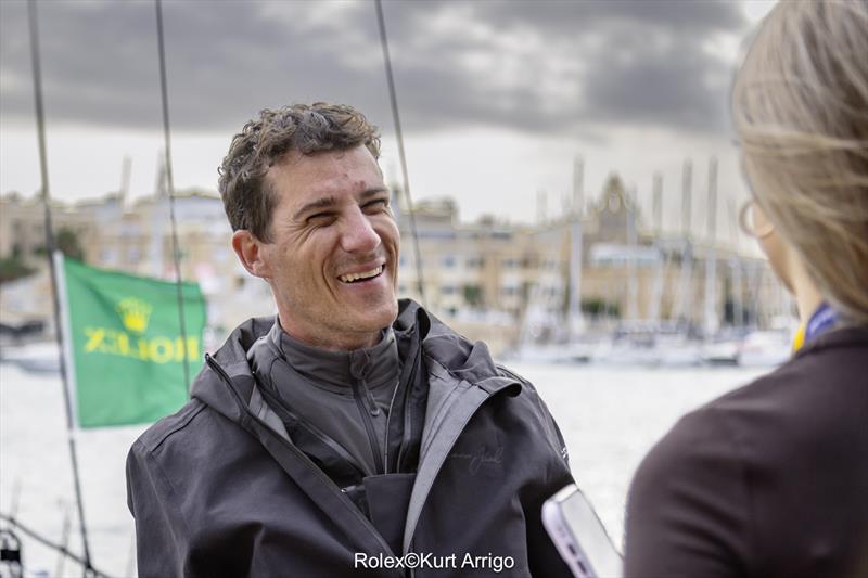 Remon Vos - Rolex Middle Sea Race 2026'da Black Jack 100 ile tek gövdeli tekne kategorisinde birincilik elde etti - fotoğraf © Rolex / Kurt Arrigo