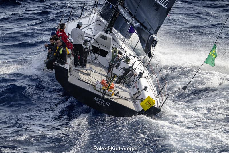 Artie III, Rolex Middle Sea Race 2026 sırasında - fotoğraf © Rolex / Kurt Arrigo