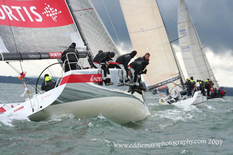 Action from the first day of the IRM nationals in the Solent photo copyright Eddie Mays taken at Royal Southern Yacht Club and featuring the IRM class