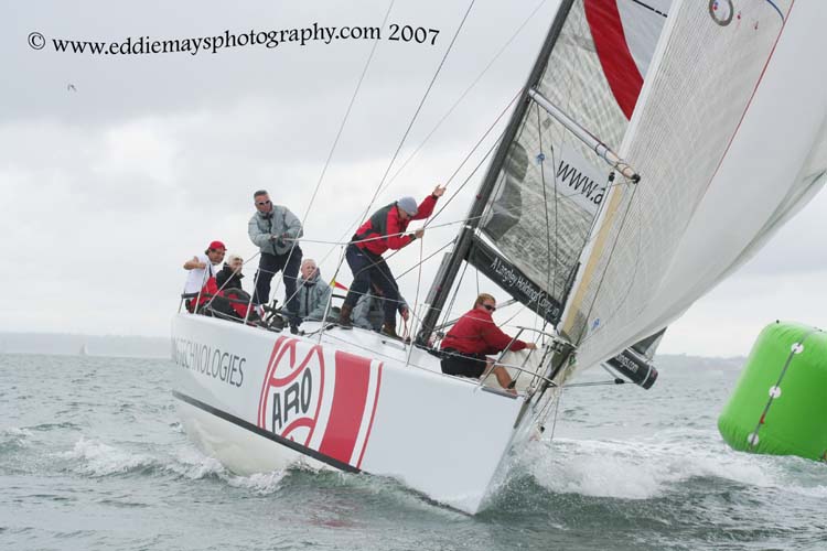 Action from the first day of the IRM nationals in the Solent photo copyright Eddie Mays taken at Royal Southern Yacht Club and featuring the IRM class