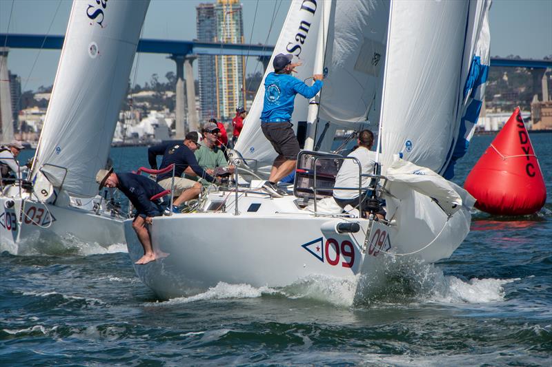 International Masters Regatta at San Diego day 2 photo copyright Alex Pupko & Tom Walker / San Diego Yacht Club taken at San Diego Yacht Club and featuring the J105 class