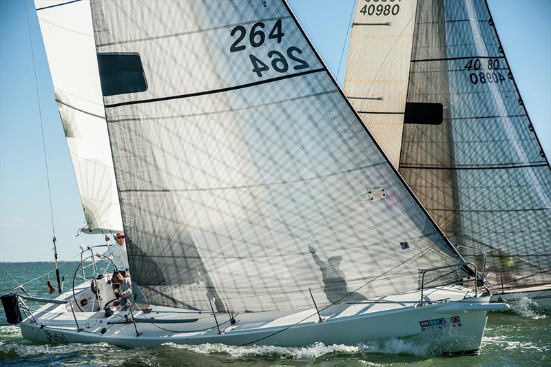 J/105 Ariel in one of the PHRF fleets at the Helly Hansen NOOD Regatta St. Petersburg photo copyright Paul Todd / OUTSIDEIMAGES.COM taken at St. Petersburg Yacht Club, Florida and featuring the J105 class