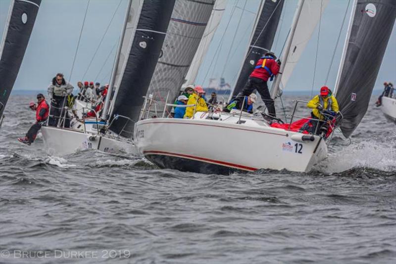 2019 J105 North American Championship - Day 2 photo copyright Bruce Durkee taken at Corinthian Yacht Club of Marblehead and featuring the J105 class