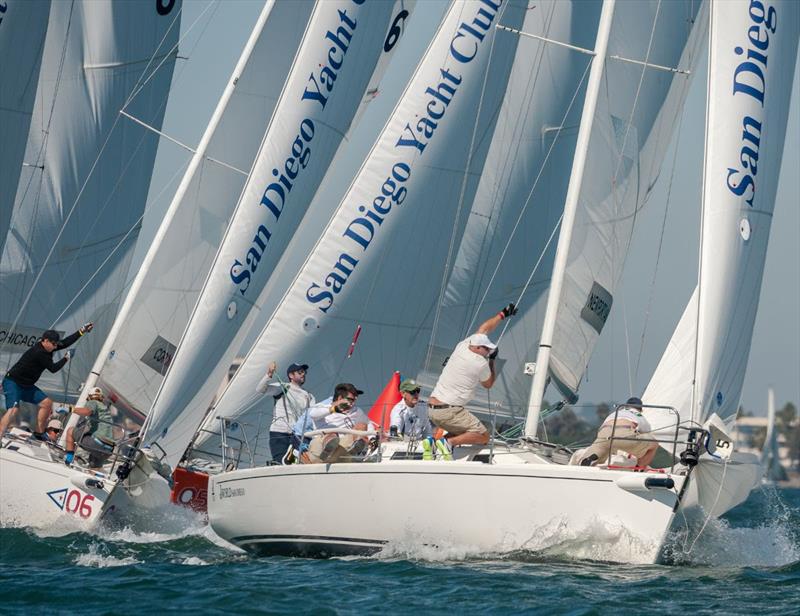 2019 Sir Thomas Lipton Challenge Cup day 2 photo copyright Mark Albertazzi taken at San Diego Yacht Club and featuring the J105 class