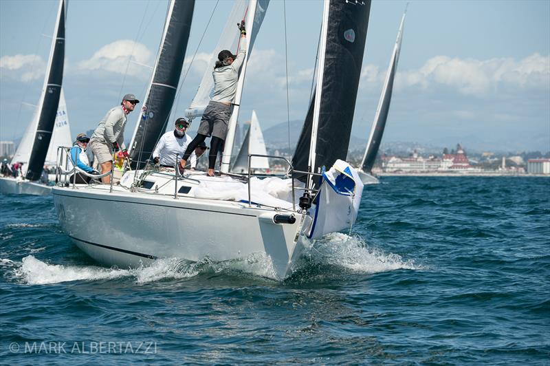 2021 Helly Hansen NOOD Regatta San Diego photo copyright Mark Albertazzi taken at San Diego Yacht Club and featuring the J105 class