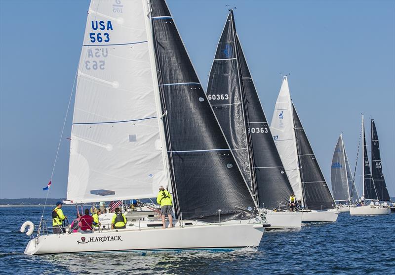 Start Class 3 Edgartown Round Island Race photo copyright Daniel Forster taken at Edgartown Yacht Club and featuring the J105 class