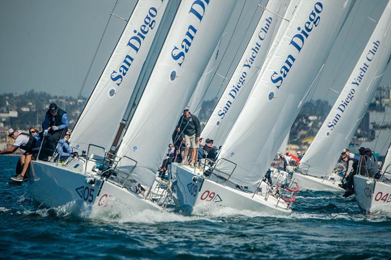 2021 International Masters Regatta - Day 1 photo copyright Mark Albertazzi taken at San Diego Yacht Club and featuring the J105 class