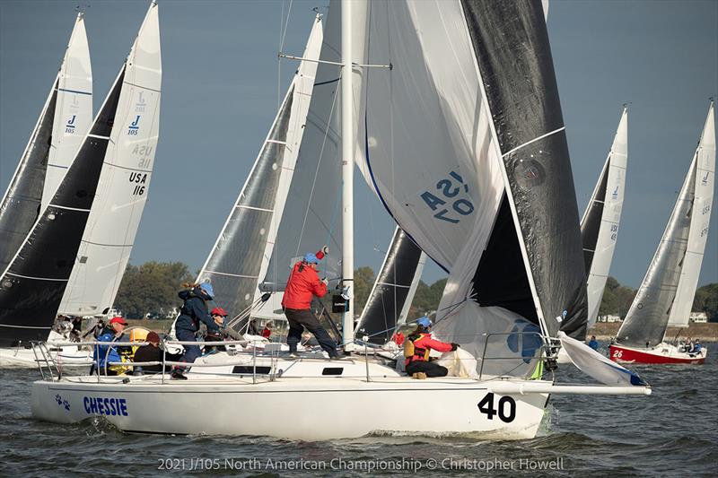 2021 J/105 North American Championship photo copyright Christopher Howell taken at Annapolis Yacht Club and featuring the J105 class