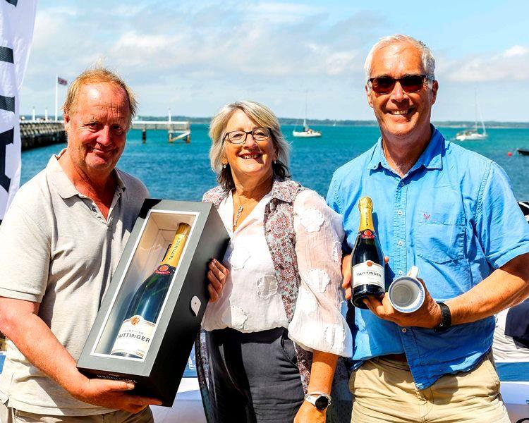 Overall Winners, Jin Tonic, in the 2022 Taittinger Royal Solent Yacht Club Regatta photo copyright Jake Sugden taken at Royal Solent Yacht Club and featuring the J105 class