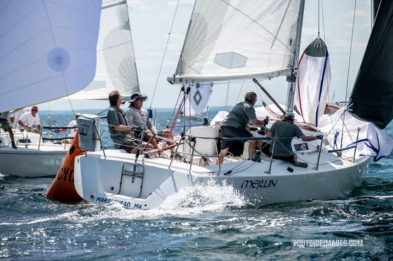 Storm Trysail Club's Ted Hood Regatta 2022 photo copyright Paul Todd / www.outsideimages.com taken at Eastern Yacht Club, Massachusetts and featuring the J105 class