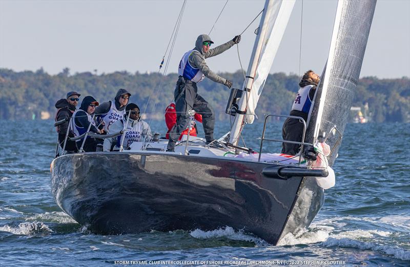 US Coast Guard Academy onboard J105 Gray Matter - Intercollegiate Offshore Regatta 2022 photo copyright Steve Cloutier taken at Storm Trysail Club and featuring the J105 class
