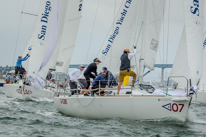 2022 International Masters Regatta day 2 photo copyright Mark Albertazzi taken at San Diego Yacht Club and featuring the J105 class