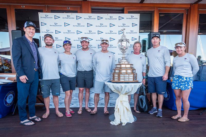 New York Yacht Club finish 3rd in the 2022 Sir Thomas Lipton Challenge Cup photo copyright Mark Albertazzi taken at San Diego Yacht Club and featuring the J105 class