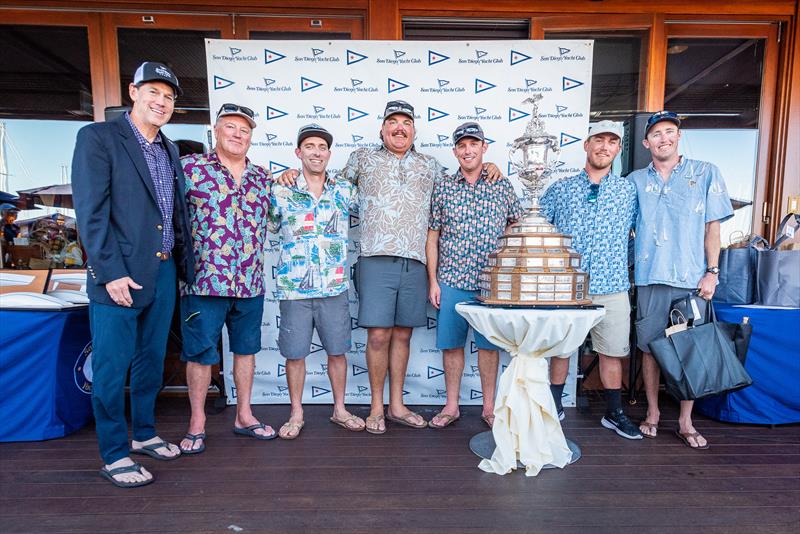 Coronado Yacht Club finish 2nd in the 2022 Sir Thomas Lipton Challenge Cup photo copyright Mark Albertazzi taken at San Diego Yacht Club and featuring the J105 class