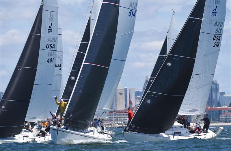 2023 Yachting Cup Day 1 photo copyright Bob Betancourt taken at San Diego Yacht Club and featuring the J105 class