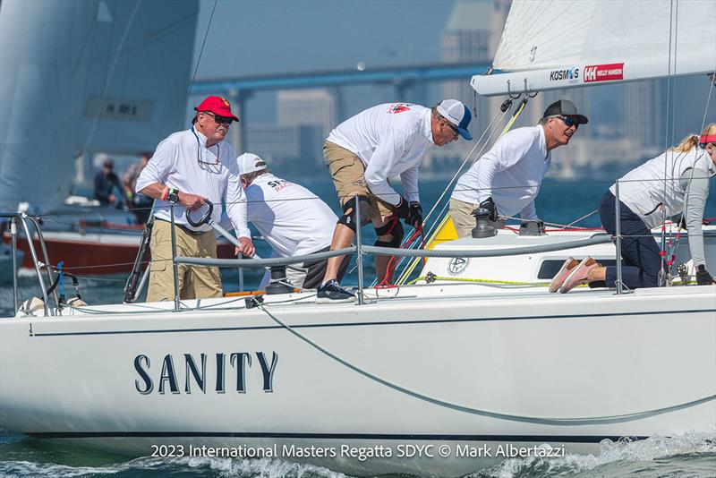 2023 International Masters Regatta photo copyright Mark Albertazzi taken at San Diego Yacht Club and featuring the J105 class