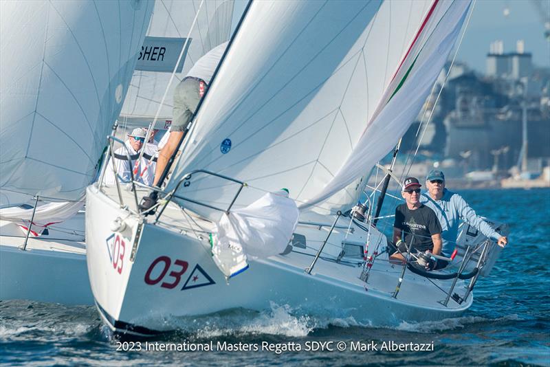 2023 International Masters Regatta photo copyright Mark Albertazzi taken at San Diego Yacht Club and featuring the J105 class