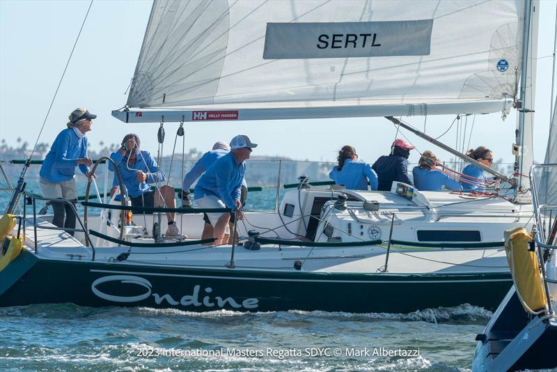 2023 International Masters Regatta photo copyright Mark Albertazzi taken at San Diego Yacht Club and featuring the J105 class