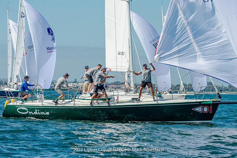 2023 Lipton Cup photo copyright Mark Albertazzi taken at San Diego Yacht Club and featuring the J105 class