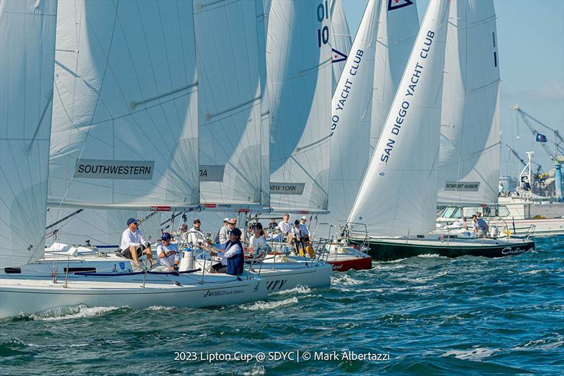 2023 Lipton Cup photo copyright Mark Albertazzi taken at San Diego Yacht Club and featuring the J105 class