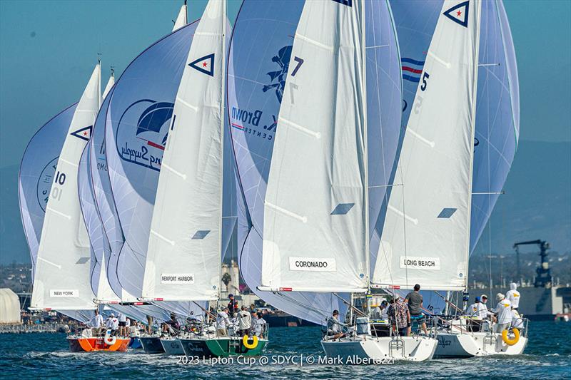 2023 Lipton Cup photo copyright Mark Albertazzi taken at San Diego Yacht Club and featuring the J105 class