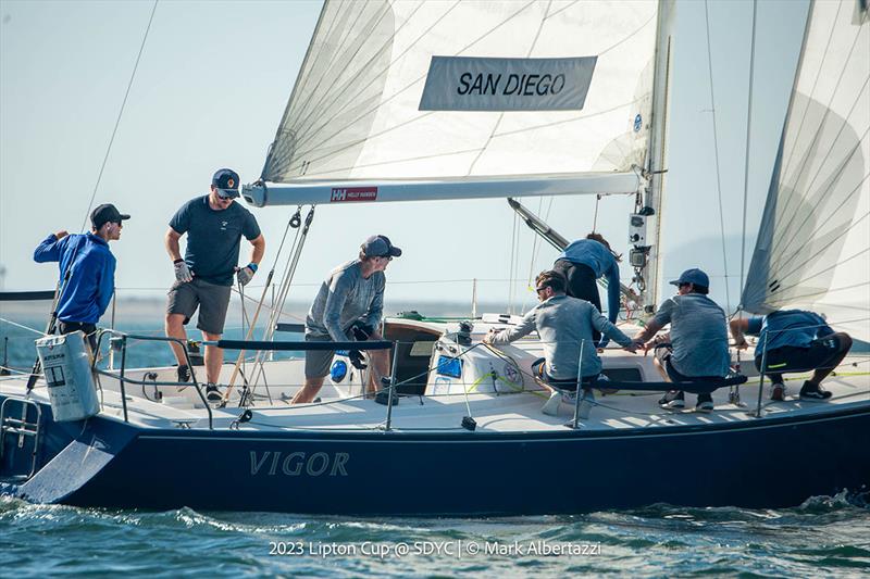 2023 Lipton Cup photo copyright Mark Albertazzi taken at San Diego Yacht Club and featuring the J105 class