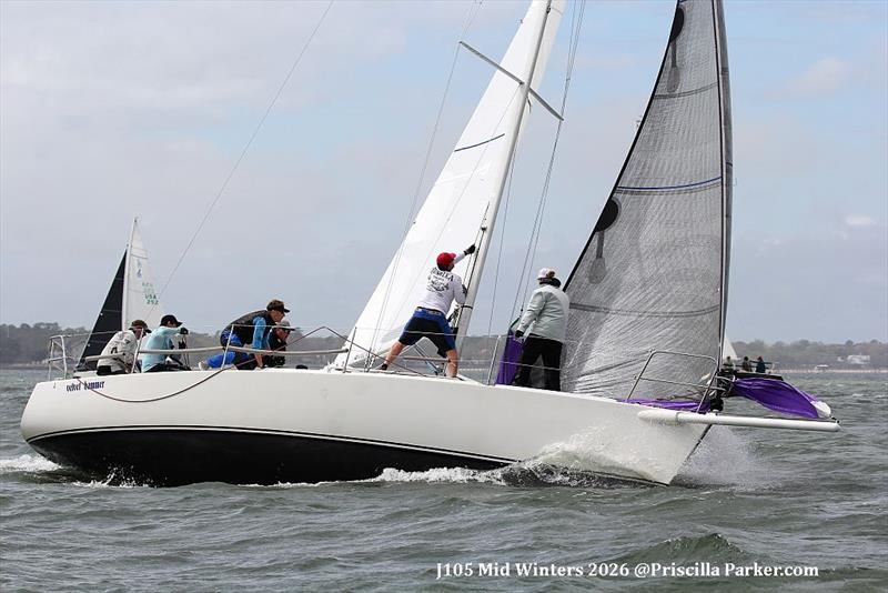 2026 J/105 Midwinter Championship photo copyright Priscilla Parker taken at Charleston Yacht Club and featuring the J105 class