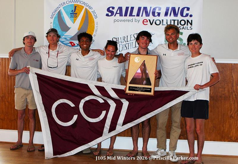 2026 J/105 Midwinter Championship prizegiving photo copyright Priscilla Parker taken at Charleston Yacht Club and featuring the J105 class