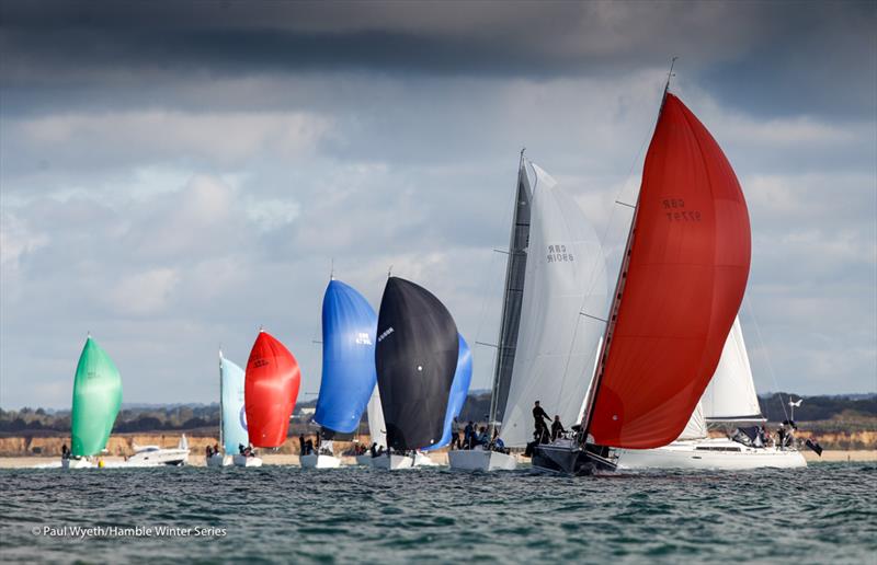 Jago, J109, during the HYS Hamble Winter Series - photo © Paul Wyeth / www.pwpictures.com