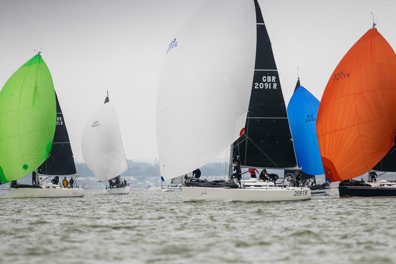 Jenie, J109 during HYS Hamble Winter Series Race Week 2 photo copyright Paul Wyeth / Hamble Winter Series taken at Hamble River Sailing Club and featuring the J109 class