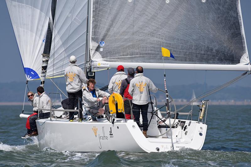 2018 RORC 2018 Vice Admiral's Cup, Day 3 - Jiraffe  photo copyright Rick Tomlinson taken at Royal Ocean Racing Club and featuring the J109 class