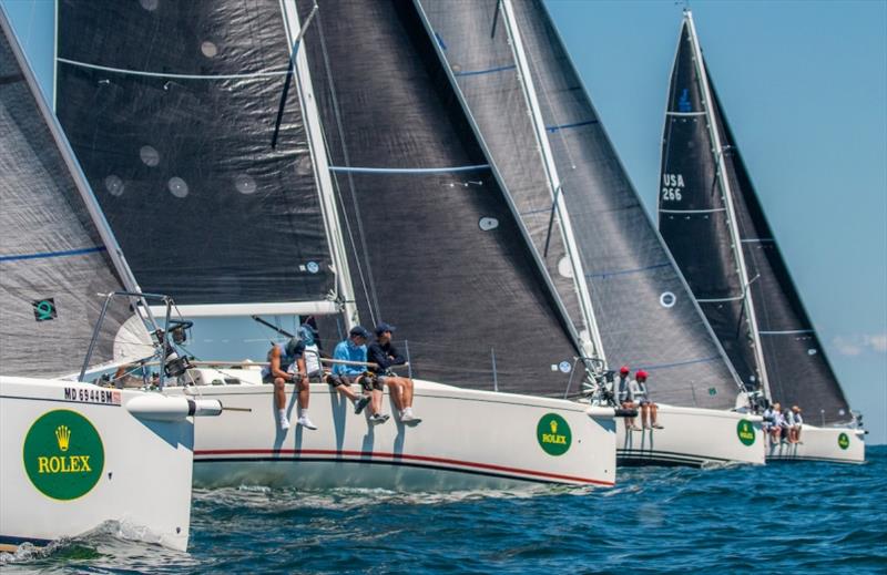 J109 fleet - Rolex NYYC Race Week at Newport - Day 2 - photo © Rolex / Daniel Forster