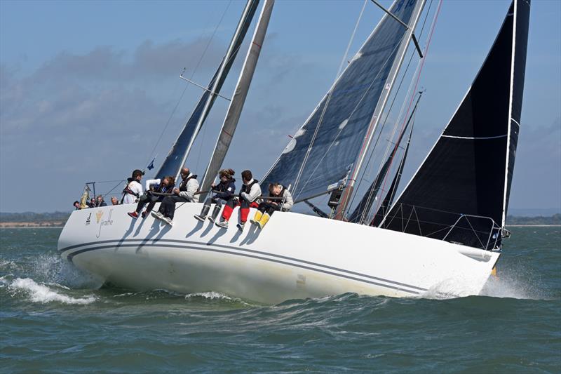 IRC 2 winner, Simon Perry's J109 Jiraffe, at the Doyle Sails September Regatta at the Royal Southern photo copyright Rick Tomlinson / www.rick-tomlinson.com taken at Royal Southern Yacht Club and featuring the J109 class