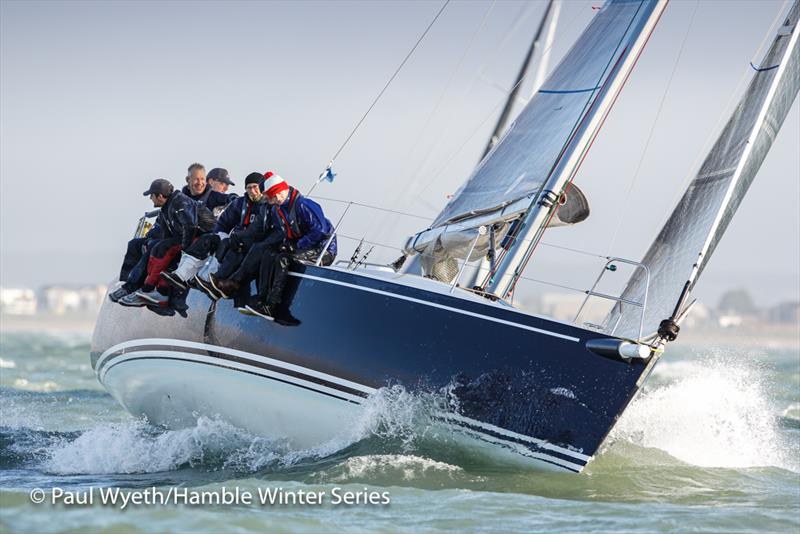 Jago on week 8 of HYS Hamble Winter Series photo copyright Paul Wyeth / www.pwpictures.com taken at Hamble River Sailing Club and featuring the J109 class