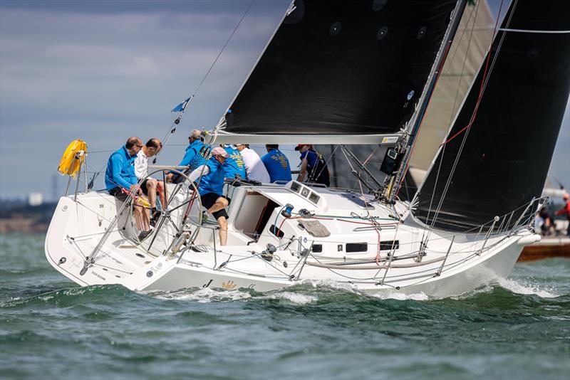 Jiraffe in the Champagne Charlie Regatta at the Royal Southern YC photo copyright Paul Wyeth / www.pwpictures.com taken at Royal Southern Yacht Club and featuring the J109 class