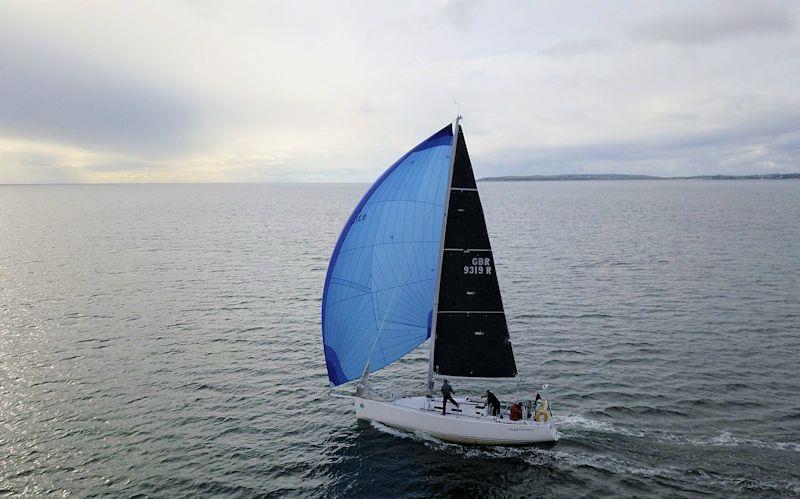 Pwllheli Sailing Club Winter Series - Day 1 - Jaydreamer takes second overall despite being short-handed photo copyright Dave James taken at Pwllheli Sailing Club and featuring the J109 class