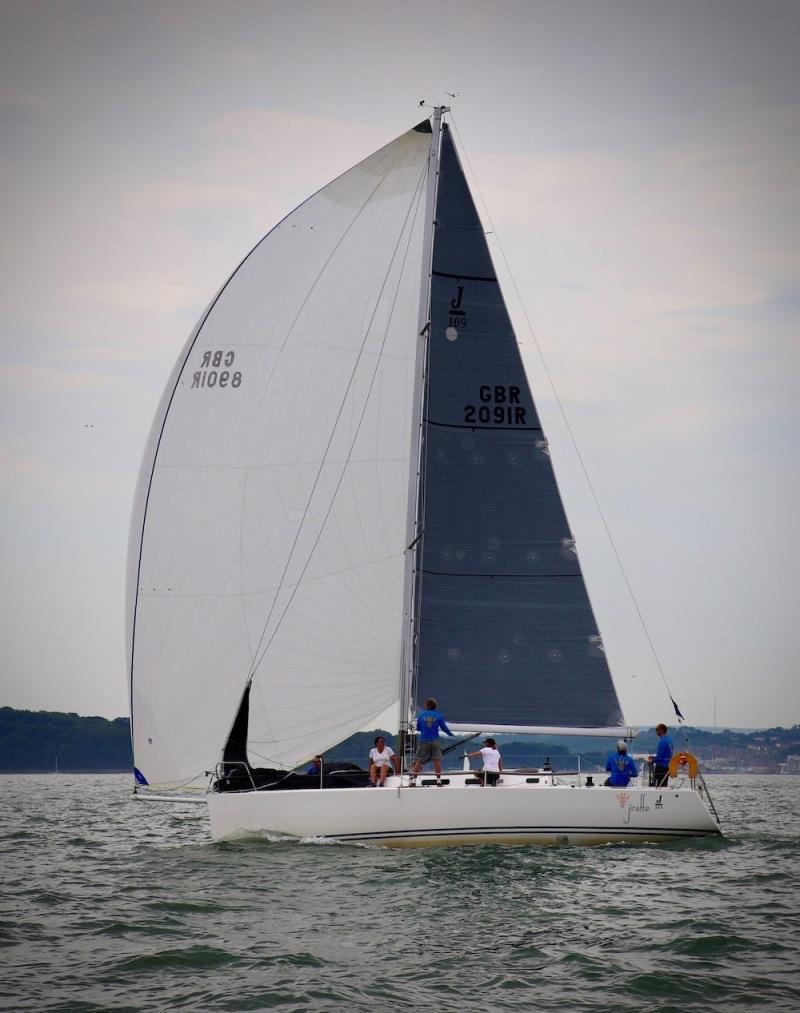 Simon Perry's J/109 Jiraffe - Royal Southern YC Charity Cup Regatta, day 1 photo copyright Louay Habib taken at Royal Southern Yacht Club and featuring the J109 class