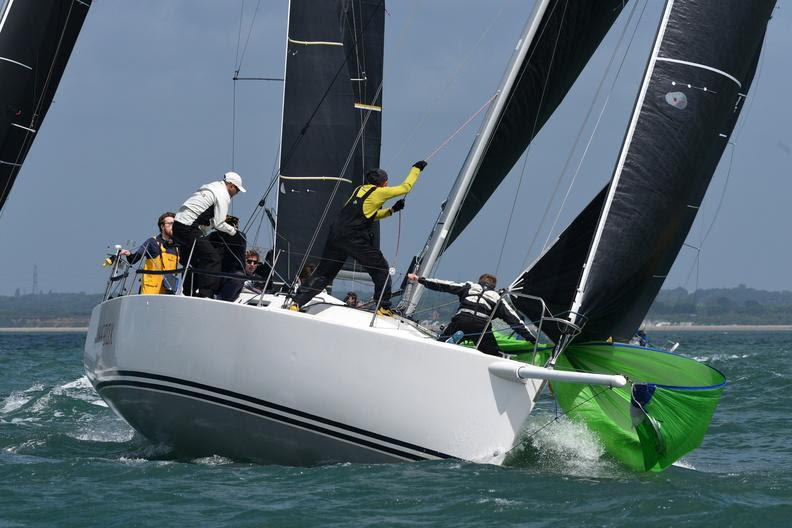 John Smart's 20-year-old Cowes-based J109 Jukebox in IRC Three - day 1 of RORC's IRC National Championship photo copyright Rick Tomlinson / www.rick-tomlinson.com taken at Royal Ocean Racing Club and featuring the J109 class