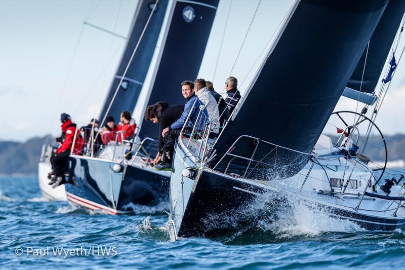 Jago, J109 during 2022 Hamble Winter Series week 4 photo copyright Paul Wyeth / HWS taken at Hamble River Sailing Club and featuring the J109 class