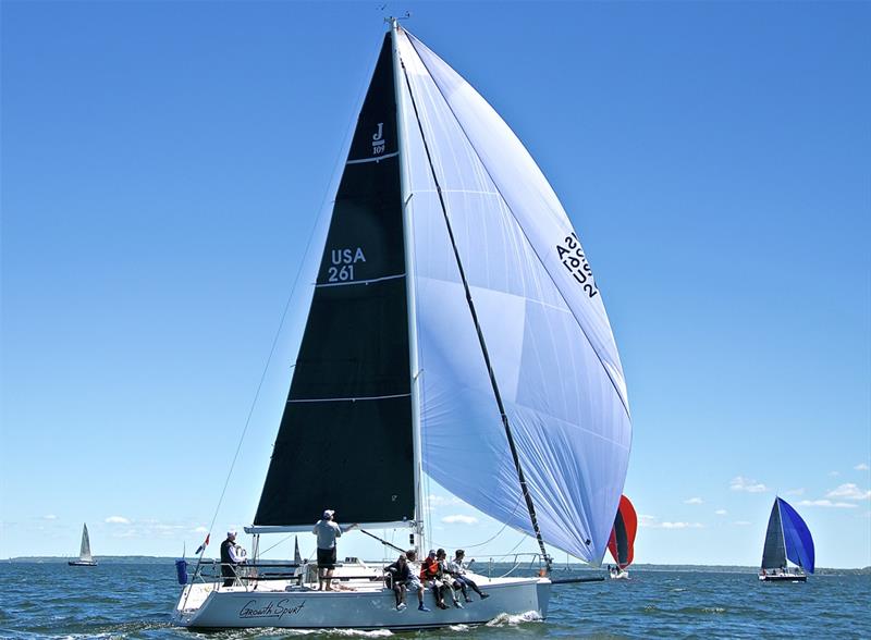 American Yacht Club Spring Regatta 2023 - J/109 winner, Growth Spurt photo copyright Courtesy of Rick Bannerot, Ontheflyphoto.net taken at American Yacht Club, New York and featuring the J109 class