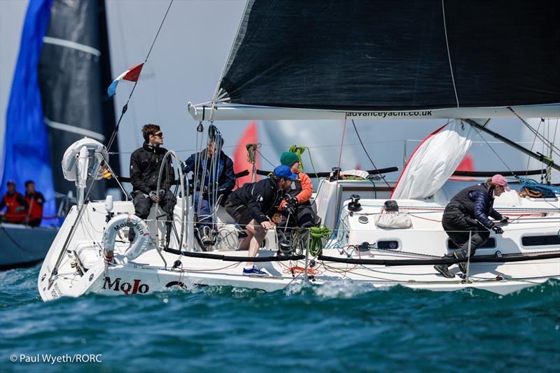 Rob Cotterill's J/109 Mojo Risin' - 2023 RORC De Guingand Bowl Race - photo © Paul Wyeth / RORC