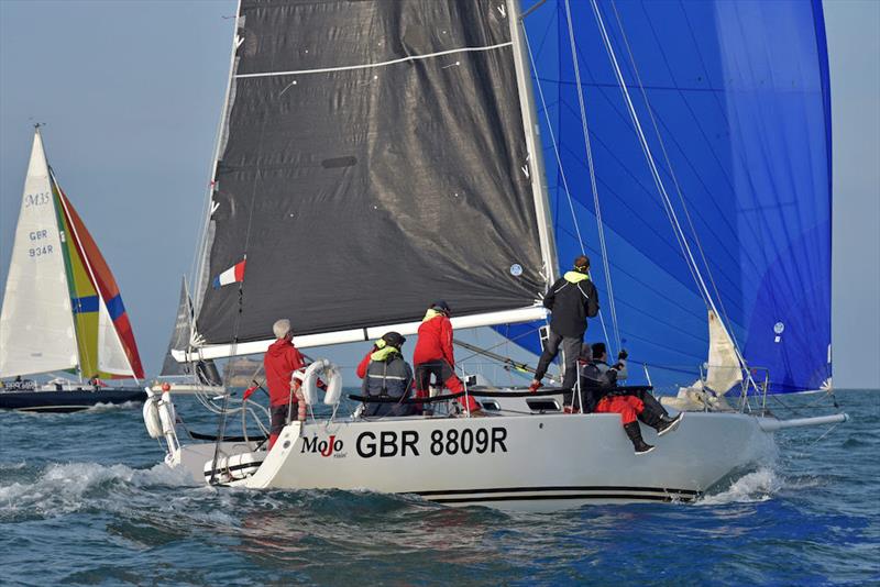 Rob Cotterill's J/109 Mojo Risin photo copyright Rick Tomlinson / RORC taken at Royal Ocean Racing Club and featuring the J109 class