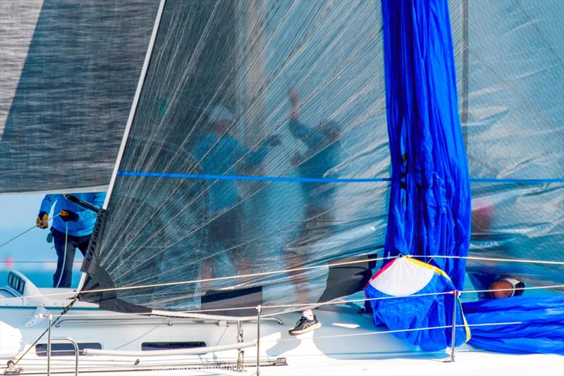 Class winner Gut Feeling at Edgartown Race Weekend's 2025 'Round-the-Island Race photo copyright Miste Photography taken at Edgartown Yacht Club and featuring the J109 class