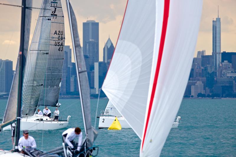 J/111 North American Championship in Chicago day 1 photo copyright Meredith Block / JBoats taken at Chicago Yacht Club and featuring the J111 class